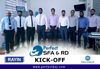 Rayin Food Products (Pvt) Ltd. recently launched the Project Kickoff of the Perfect SFA (Sales Force Automation) system in collaboration with PBSS Group. This initiative aims to strengthen the company’s distribution network and field sales operations.